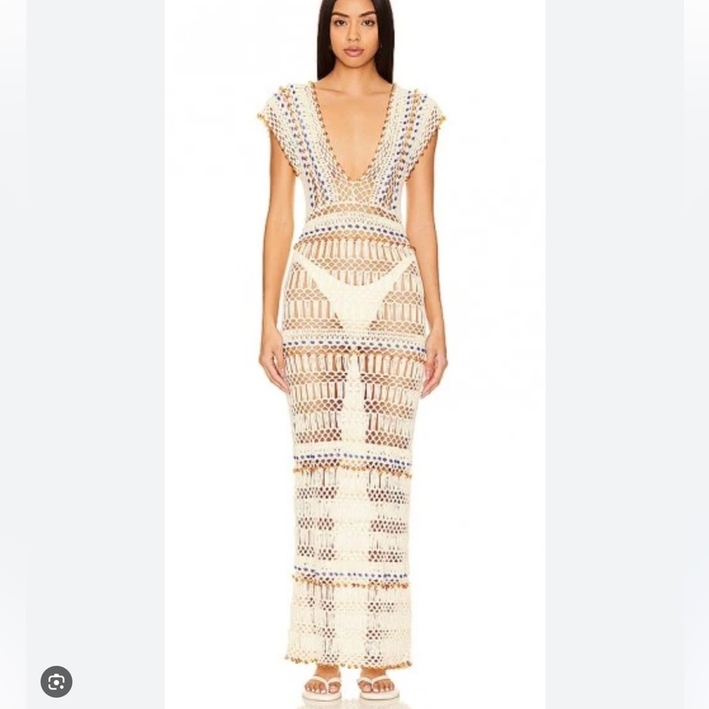 Tularosa  skylar Crochet Maxi Dress